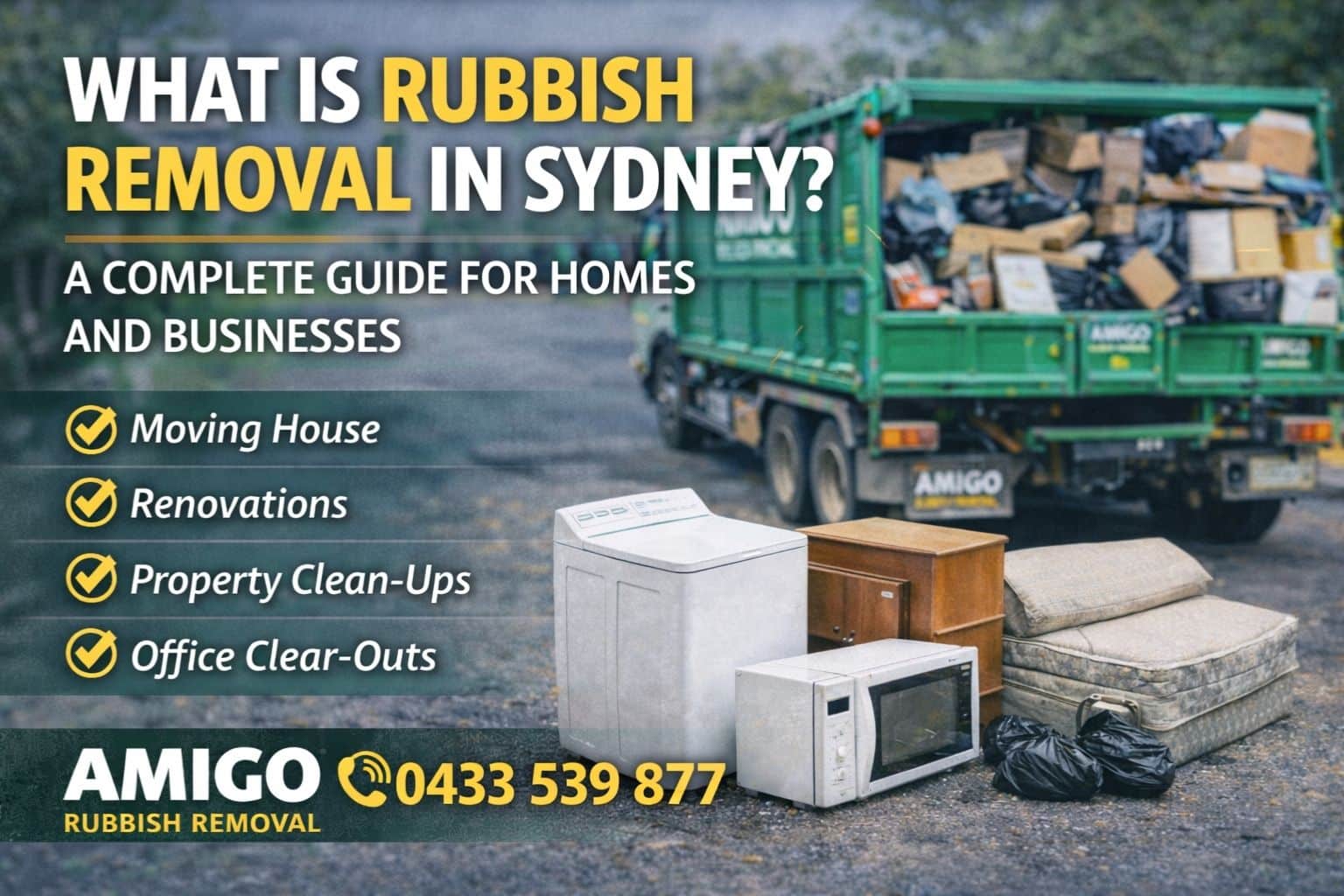 What Is Rubbish Removal in Sydney A Complete Guide for Homes and Businesses