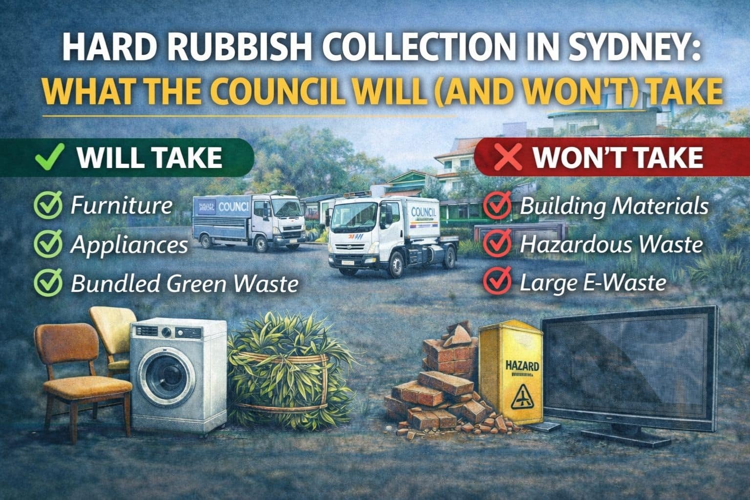 Hard Rubbish Collection in Sydney What the Council Will (and Won't) Take